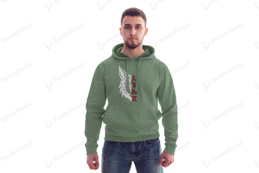 Mens Lynx Hooded Sweatshirt