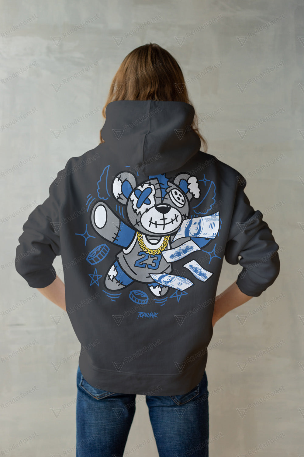 Blue Flyer Hoodie