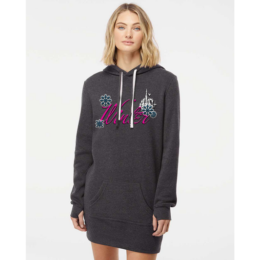 Womens Long Winter Hoodie