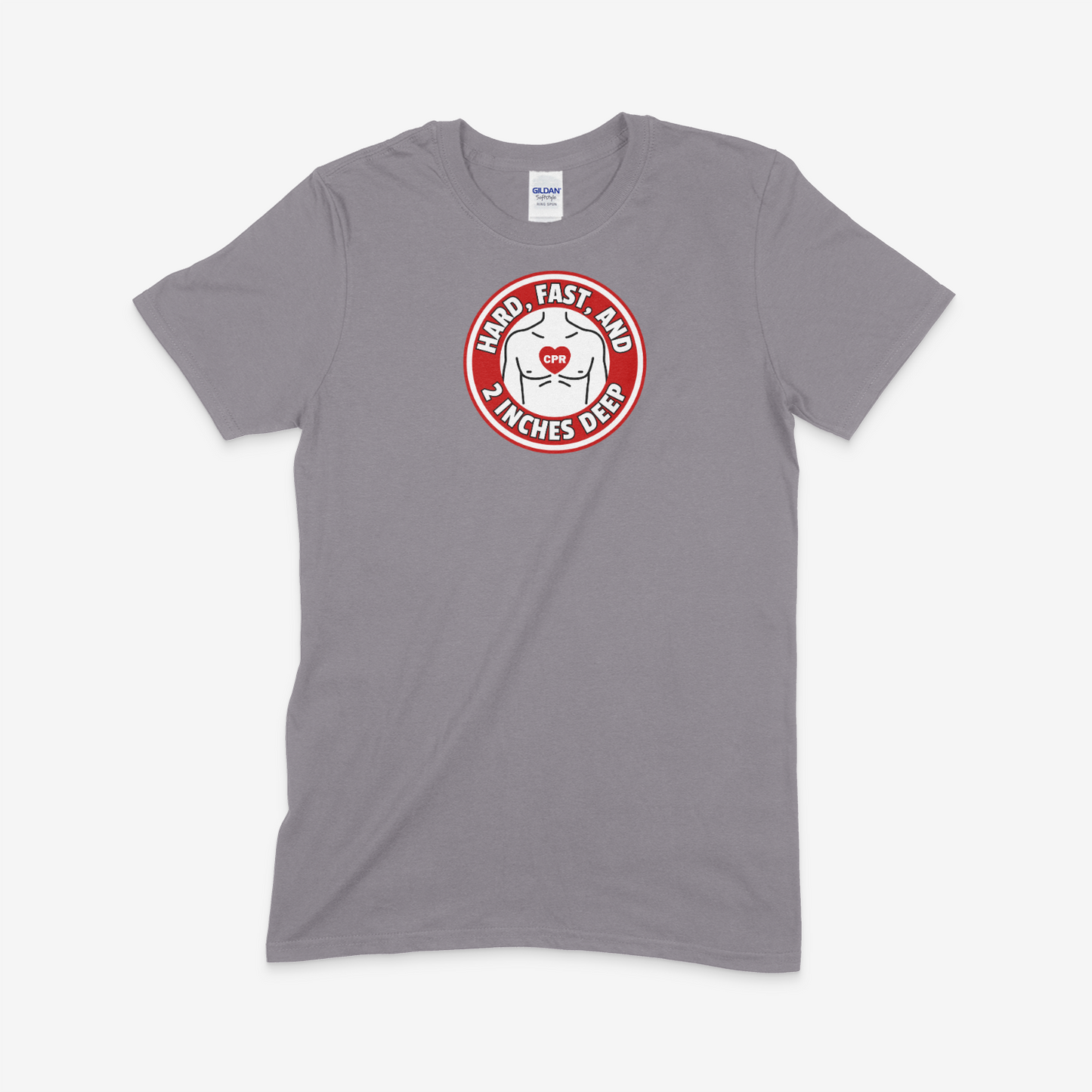 $14.99 T-SHIRT PRINTED IN THE USA (CPR/WHITE)