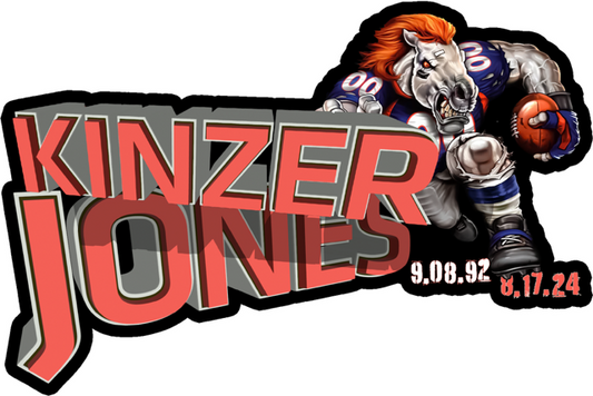 KINZER JONES STICKERS