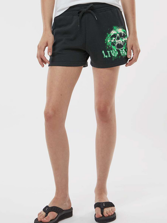 Skull Womens Shorts