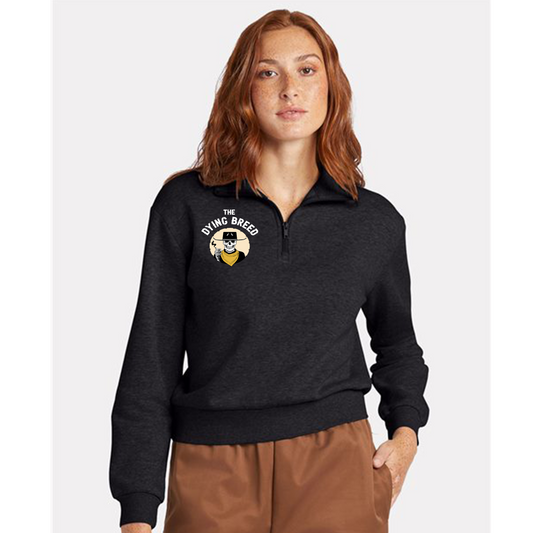 Womens Cowboy Hat Quarter Zip